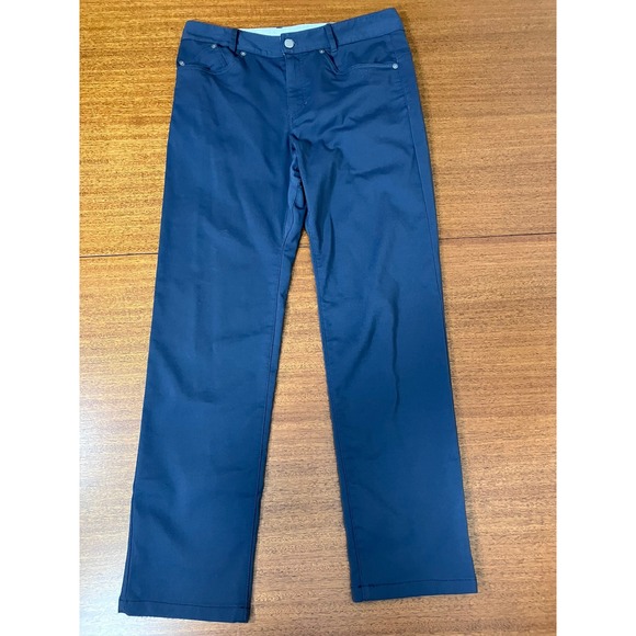 Outlier Slim Dungaree Navy Blue Schoeller Workcloth Pants 30X28Made Portugal